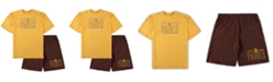 Concepts Sport Men's Gold and Brown San Diego Padres Big and Tall T-shirt and Shorts Sleep Set
